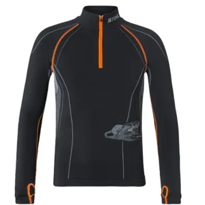 Werkshirt, lange mouw, ADVANCE, maat L, zwart