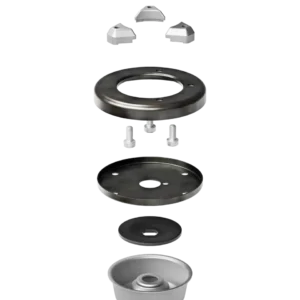 Montageset, voor grassnijblad en driehoeksmes