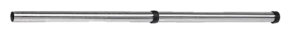 Verlengbuis, 2-delig, aluminium, Ø 36 mm, 1000 mm