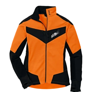 Fleecejack, DYNAMIC, maat XL, fluo-oranje